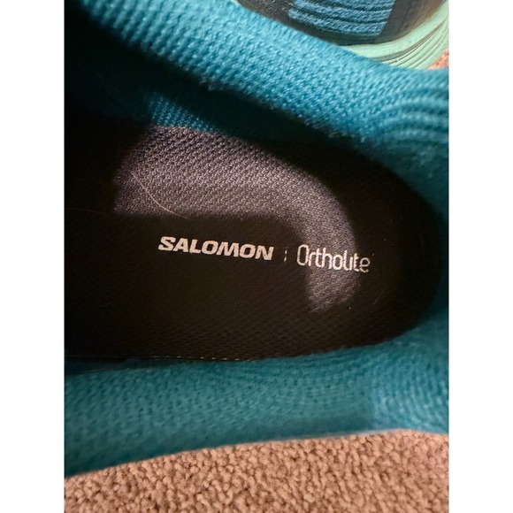 Salomon Aero Blade 2‎ Men's Blue Orange Running Shoes Art 475724 Size 13 - Picture 9 of 10